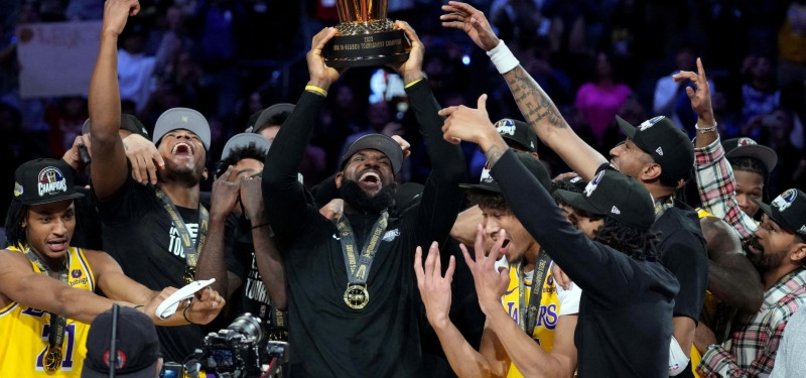 LAKERS BEAT PACERS 123-109 TO WIN NBA CUP