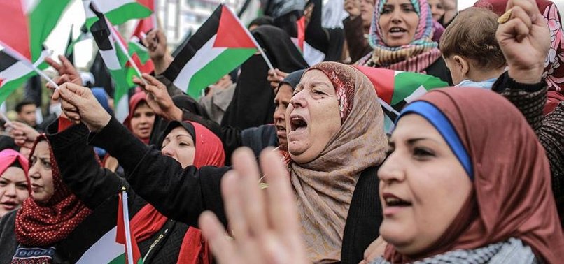 GAZANS PROTEST TRUMP’S PLAN FOR JERUSALEM RECOGNITION