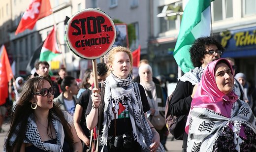 Thousands take to streets in Europe call for end to Gaza genocide