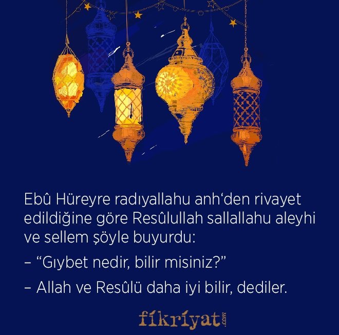 Gıybet nedir?