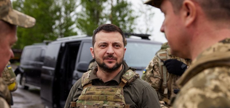 UKRAINIAN PRESIDENT ZELENSKIY VISITS FRONT-LINE TROOPS - STATEMENT