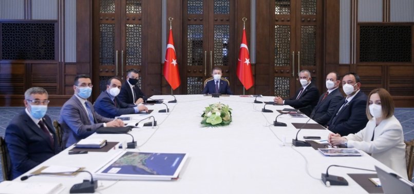 TURKISH OFFICIALS MEET DELEGATION FROM NORTHERN CYPRUS
