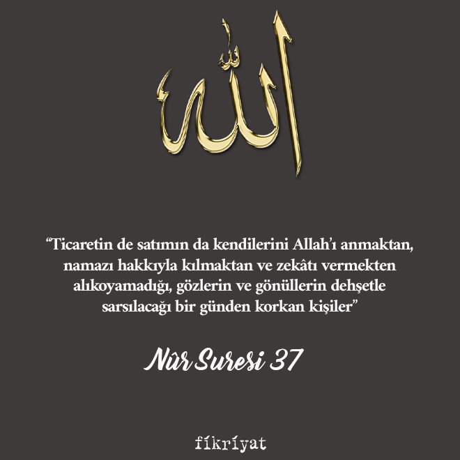 Zikir hakkında ayetler