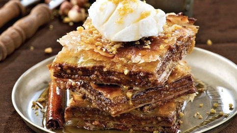 Çikolata Kremalı Baklava