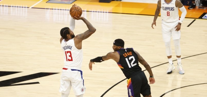 PAUL GEORGE 41 HELPS CLIPPERS STAY ALIVE VS. SUNS