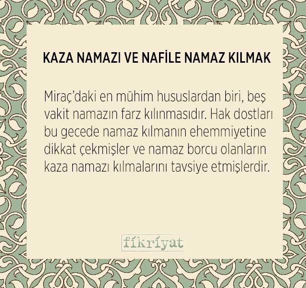 KAZA NAMAZI VE NAFİLE NAMAZ KILMAK