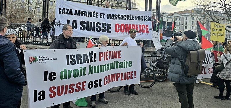Over 1,000 march in Geneva to demand end to Gaza genocide