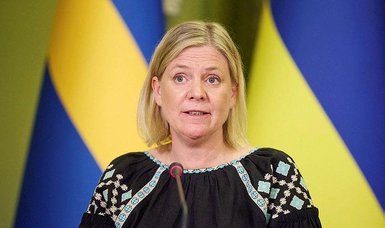 Swedish PM Magdalena Andersson criticizes MPs for posing with PKK symbols
