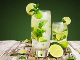 Limonlu Mojito Mocktail