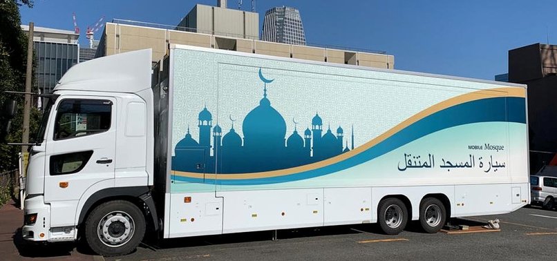 MOSQUE ON WHEELS ROLLS IN TO HELP MUSLIMS PRAY AT TOKYO GAMES