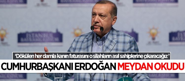 Cumhurbaşkanı Erdoğan: Terör devletine asla izin vermeyeceğiz