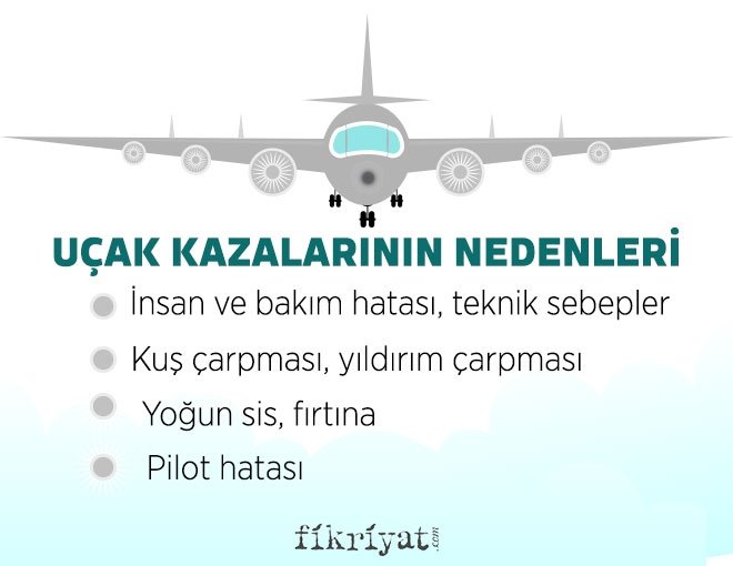 UÇAK KAZALARI NEDEN OLUŞUR?