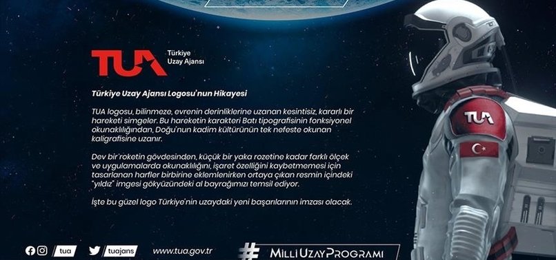 TURKEY’S SPACE AGENCY UNVEILS LOGO