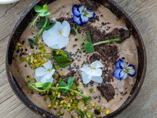 Çikolatalı Portakallı Smoothie Bowl