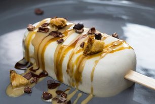 Çubukta Tahinli Vegan Dondurma