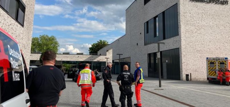 FOUR INJURED IN KNIFE ATTACK ON GERMAN UNIVERSITY CAMPUS