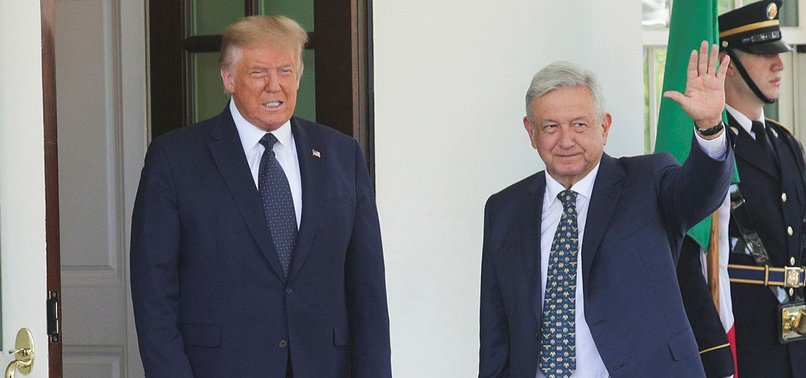 MEXICAN PRESIDENT MEETS TRUMP FOR FIRST TIME WITH BUSINESS ON THE MENU