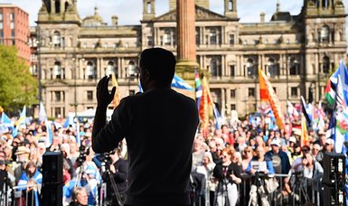 Thousands attend rally in Glasgow for Scottish independence