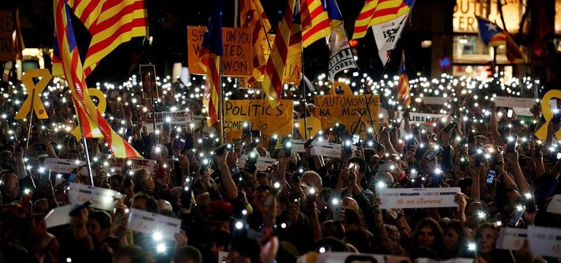 SPAIN THREATENS TO SEND NATIONAL POLICE TO CATALONIA AFTER PROTESTS