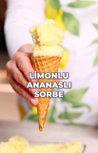 Limonlu Ananaslı Sorbe