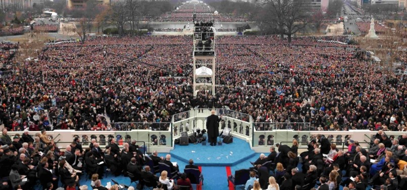 US PRESIDENT TRUMP HAD HIS OWN INAUGURATION PHOTOS EDITED, NEW REPORT CLAIMS