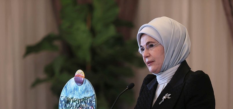 TURKISH FIRST LADY RECEIVES UN GLOBAL ACTION AWARD