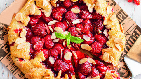 Çilekli Galette