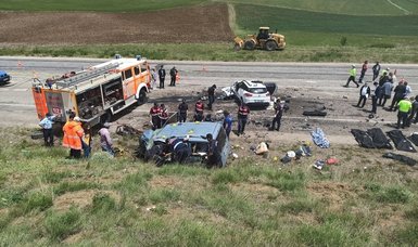 Car accident takes nine lives in Turkey's central Sivas province