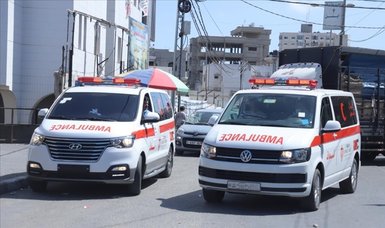6 killed as Israeli jets bomb ambulance in central Gaza