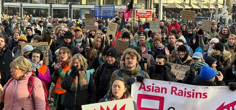 Far-right politician Geert Wilders protested in Dutch capital Amsterdam
