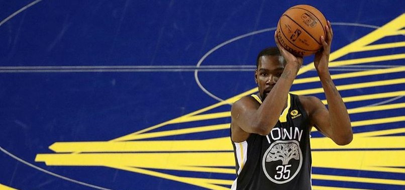 WARRIORS SAY DURANT WILL PRACTICE BEFORE GAME 5