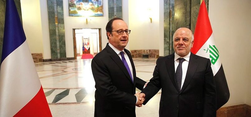 FRANCE’S HOLLANDE IN BAGHDAD TO DISCUSS ANTI-DAESH OPS