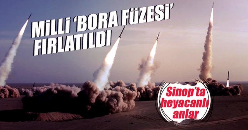Sinop’ta füze denemesi
