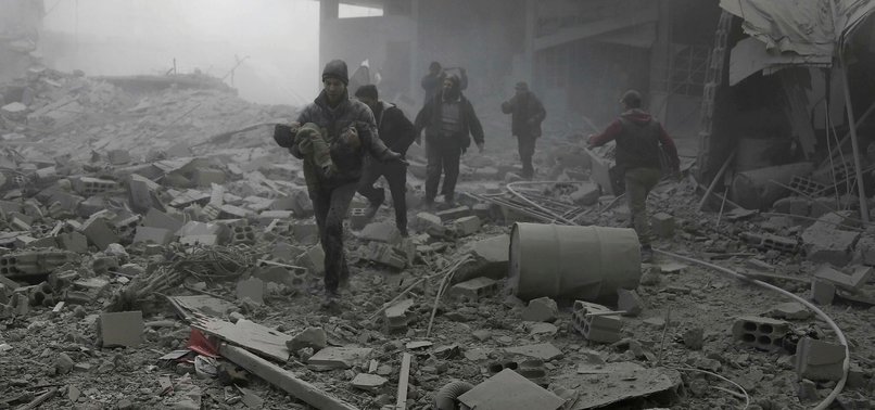 HUNDREDS OF SYRIAN CIVILIANS KILLED BY REGIME AND ITS ALLIES IN APRIL