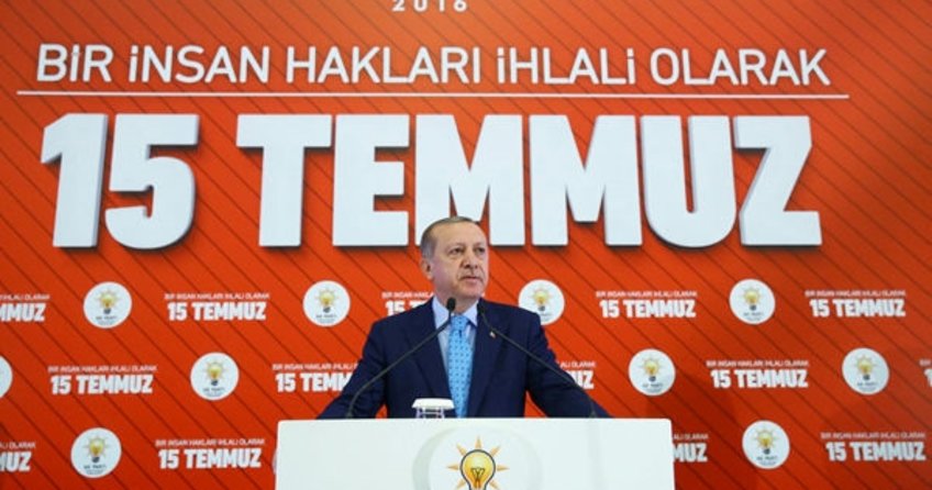 Cumhurbaşkanı Erdoğan 15 Temmuz ve İnsan Hakları Paneli’nde konuştu