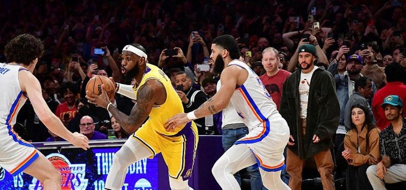 NBA ROUNDUP | OKLAHOMA CITY THUNDER SPOIL LEBRON JAMES RECORD NIGHT BY EARNING 133-130 VICTORY OVER LOS ANGELES LAKERS