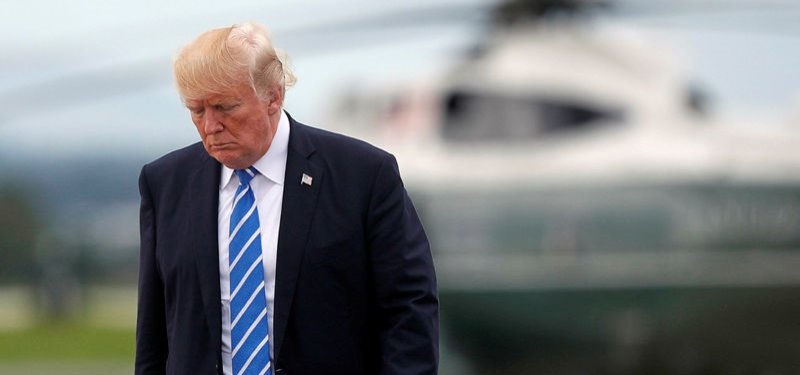 US President Trump losing support of American public after hate rally in Charlottesville