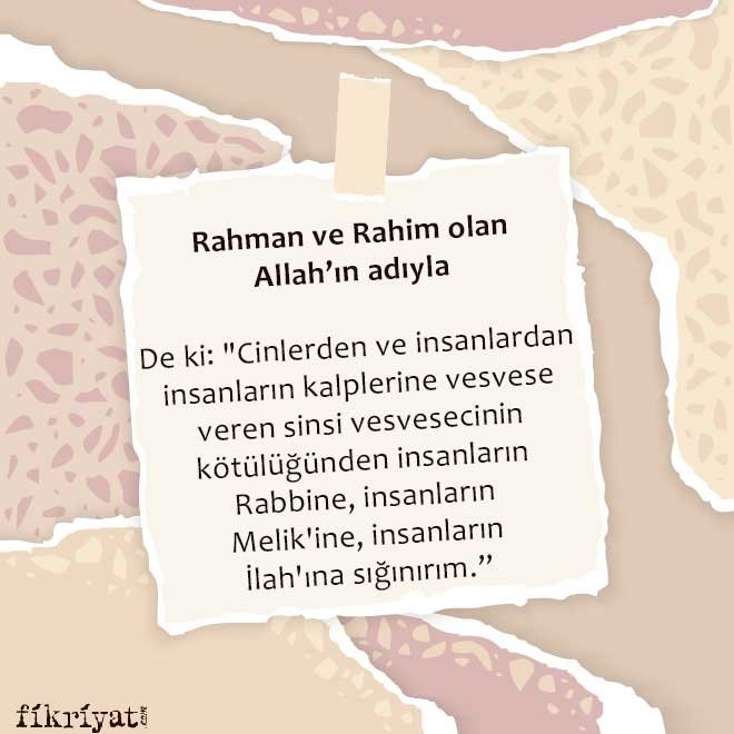 Nas Suresinin Fazileti Nedir Nas Suresi Meali Ve Turkce Okunusu Nas Suresi Oku Dinle Fikriyat
