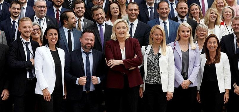 LE PEN ELECTED PARLIAMENTARY LEADER FOR NATIONAL RALLY PARTY