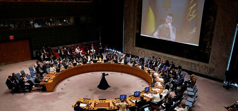 WORLD NEEDS OUR INDEPENDENCE, ZELENSKY TELLS SECURITY COUNCIL
