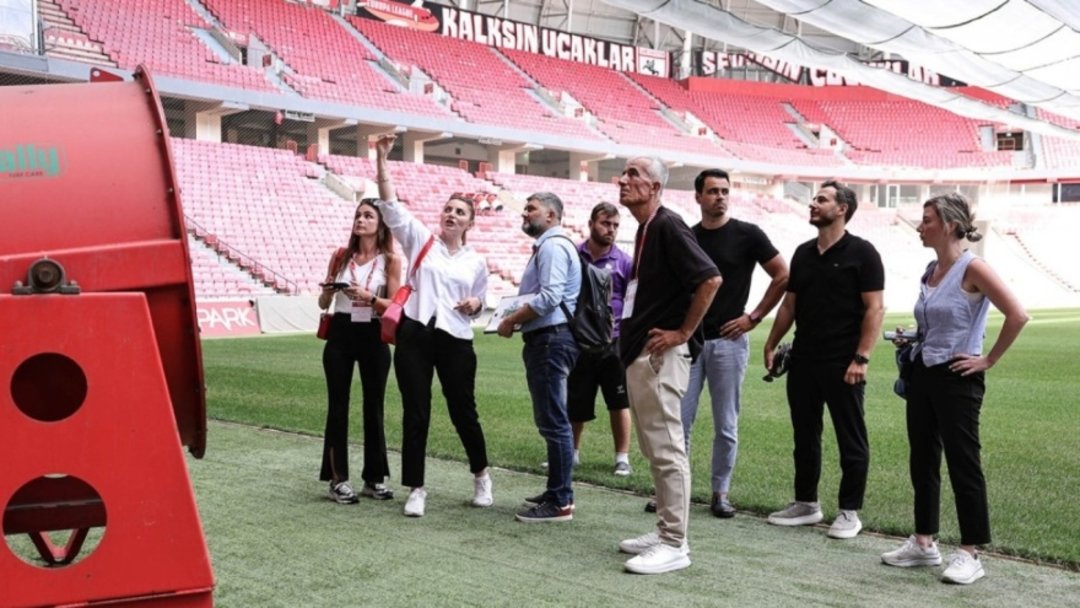 UEFA SAMSUNSPOR İÇİN GELDİ