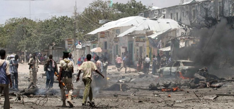 SOMALIA: GRENADE ATTACK KILLS 1, WOUNDS 5