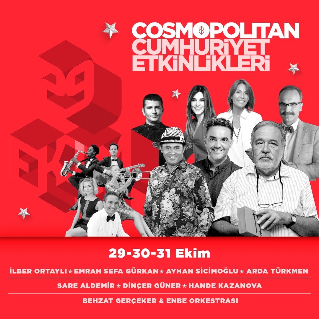 NİRVANA COSMOPOLİTAN’DA CUMHURİYET’İN 98. YAŞINA ÖZEL PROGRAMLAR