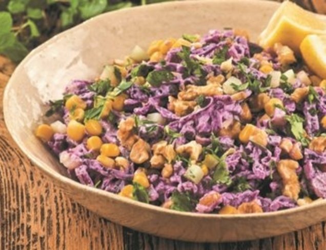 Sotelenmiş Mor Lahana Salatası