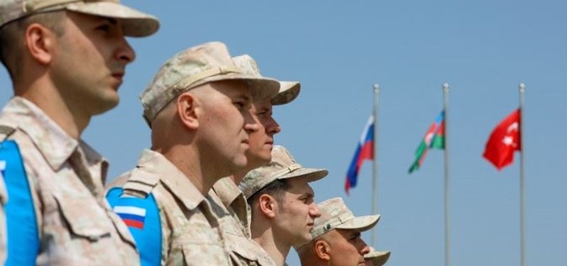 AZERBAIJAN HOLDS CEREMONY ON COMPLETION OF RUSSIA’S PEACEKEEPING CONTINGENT IN KARABAKH