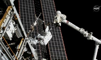 NASA astronauts complete ISS spacewalk