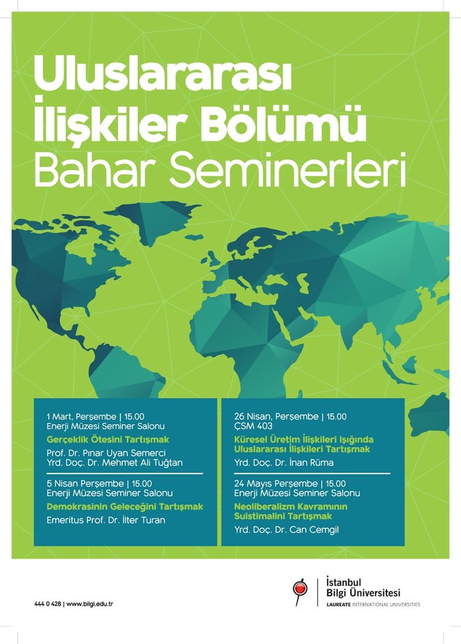 Uluslararasi Iliskiler Bolumu Bahar Seminerleri Fikriyat Gazetesi