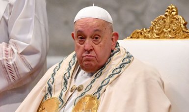 Pope Francis bruises forearm in fall