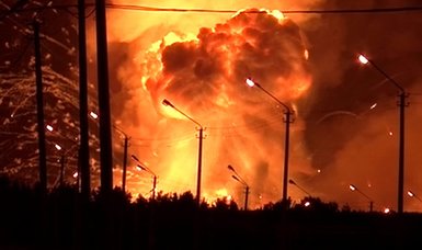 Fire at wooden pallet factory near Moscow fast-spreading -Russian agencies