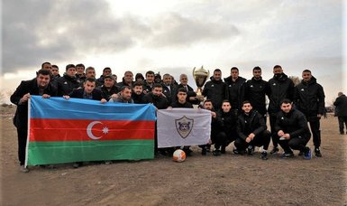 Azerbaijan football team Qarabag visits liberated Aghdam after 27-year Armenian occupation